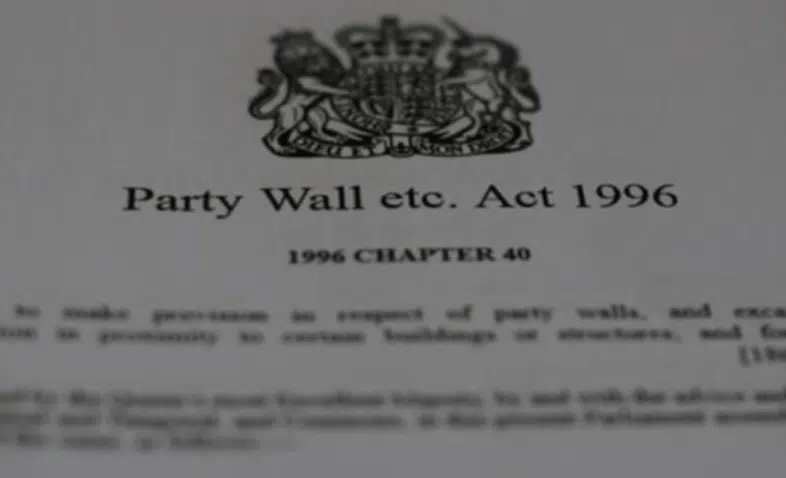 The Party Wall etc. Act 1996